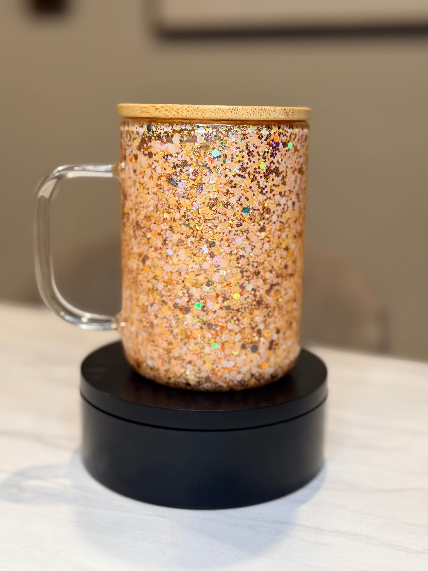Glass Snow Globe Mug