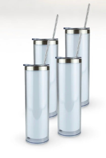 20oz Stainless Steel Snowglobe No Handle