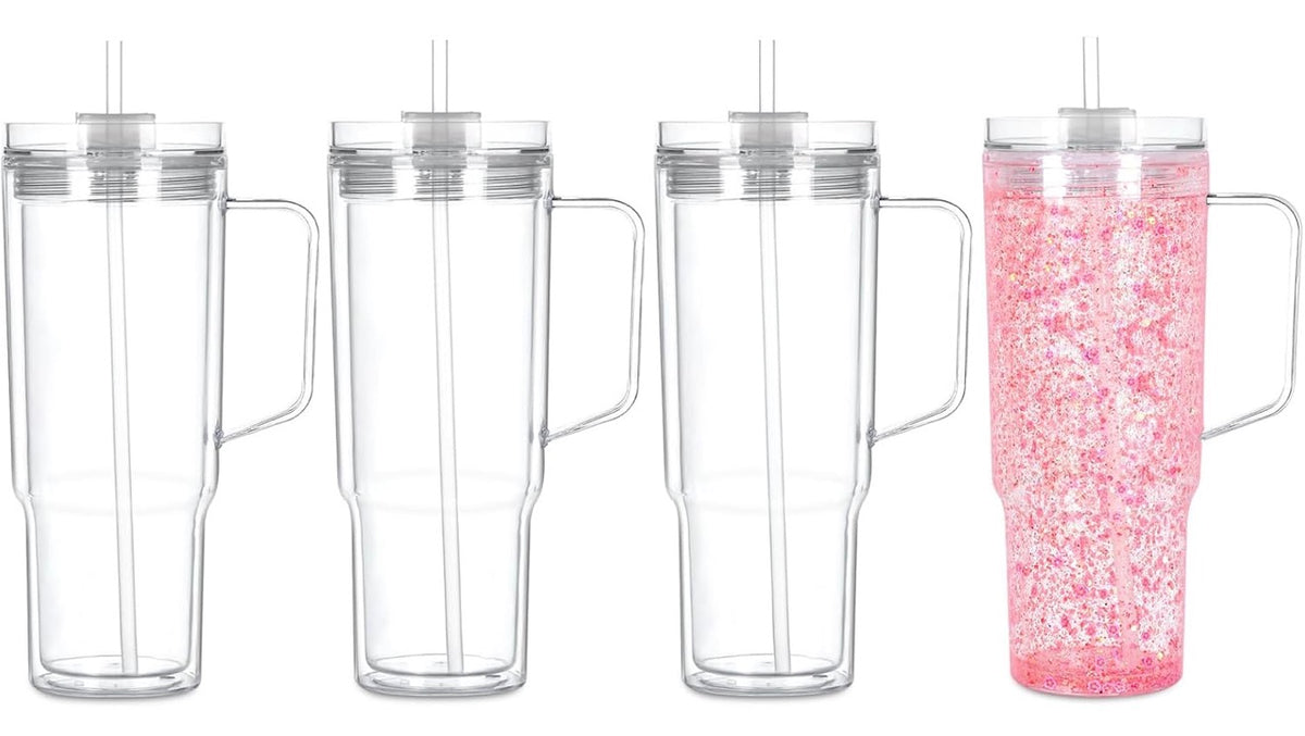30oz Leakproof Snowglobe Tumbler