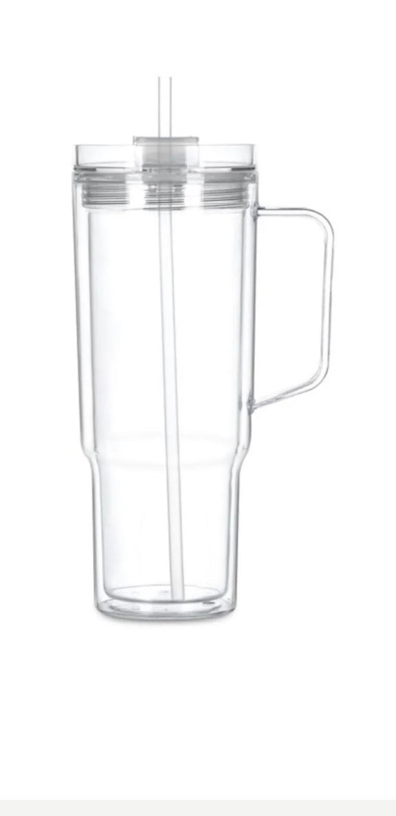 40oz Acrylic Snowglobe w/ Handle