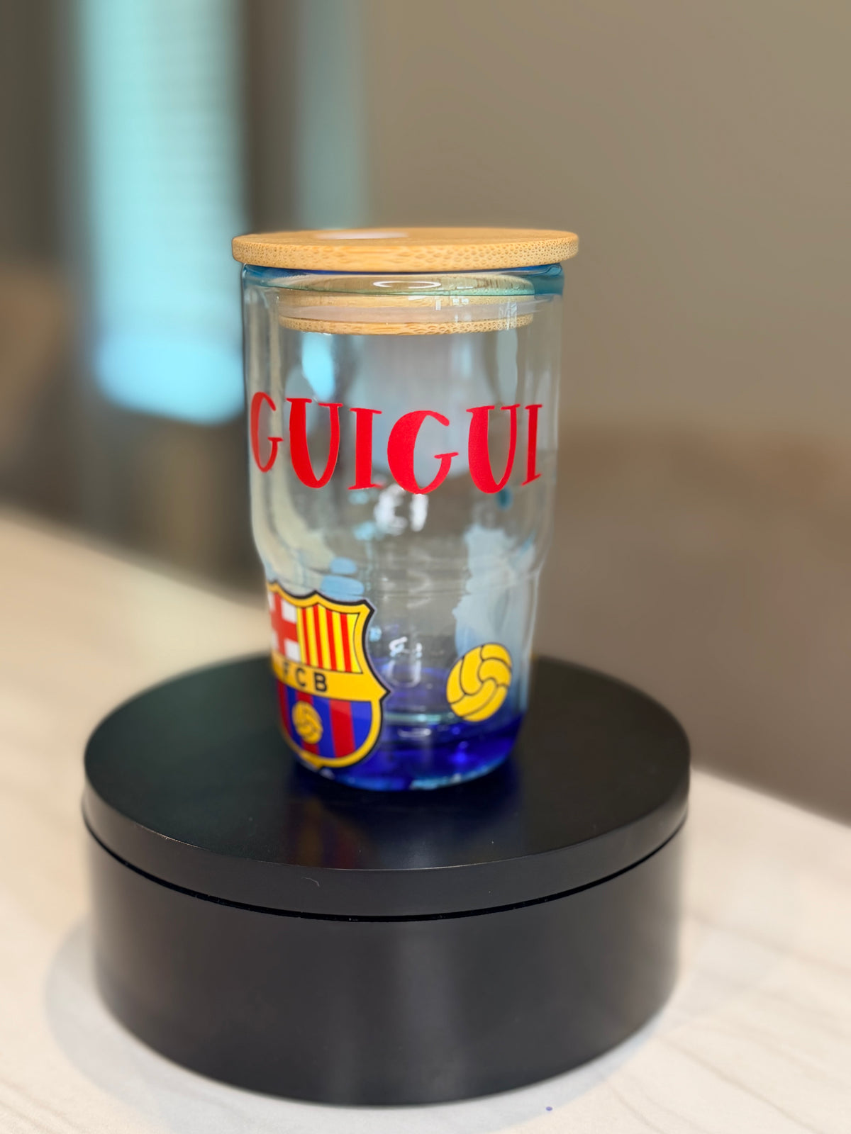 4oz Snowglobe Shot Glass