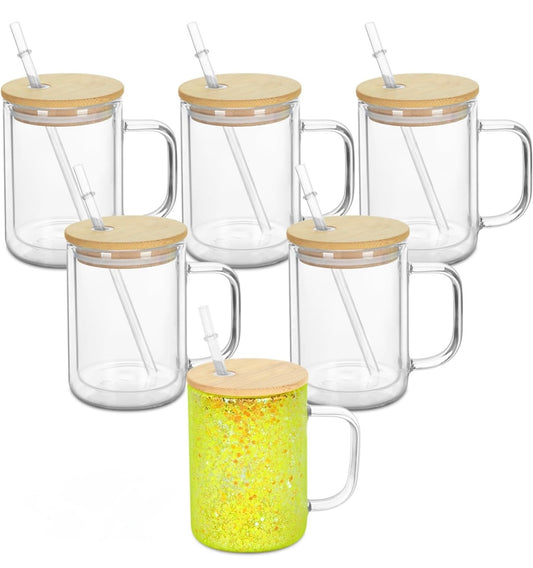 Glass Snow Globe Mug