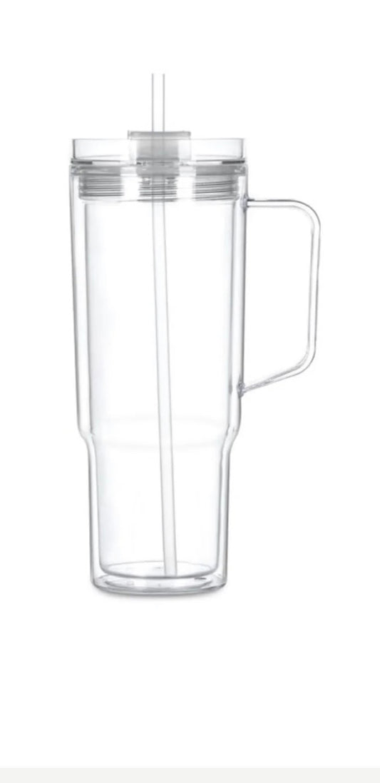 40oz Acrylic Snowglobe w/ Handle