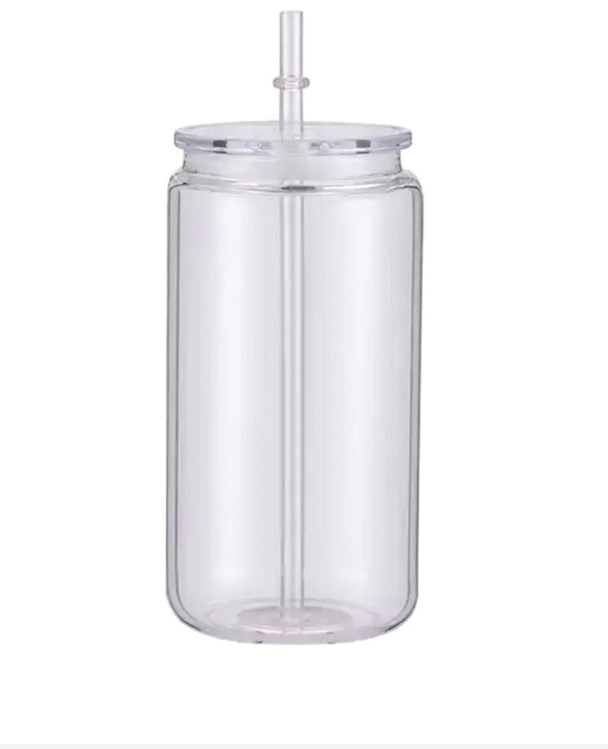 16oz Snow Globe Acrylic Tumblers