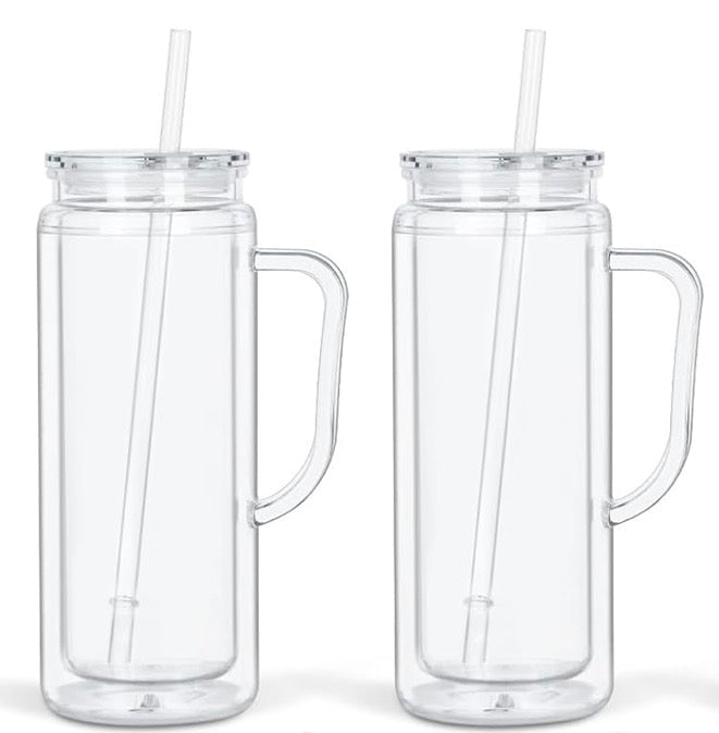 20oz Acrylic Snow Globe w/ Handle