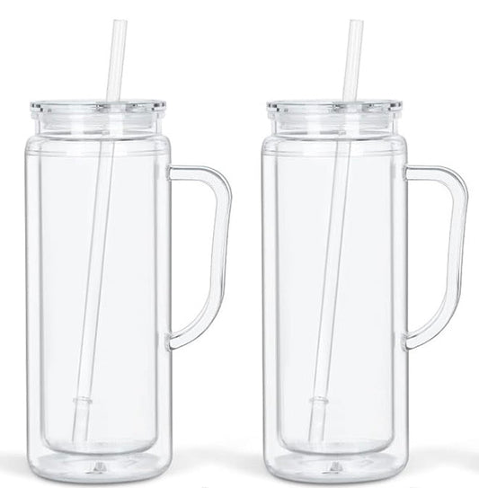 20oz Acrylic Snow Globe w/ Handle